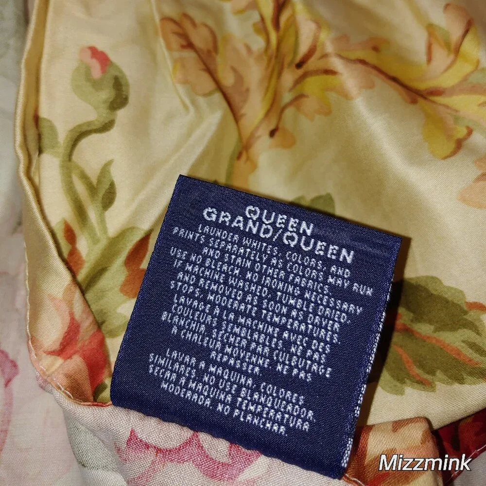 Ralph Lauren Sussex Gardens Floral Ruffled Bed Skirt 15